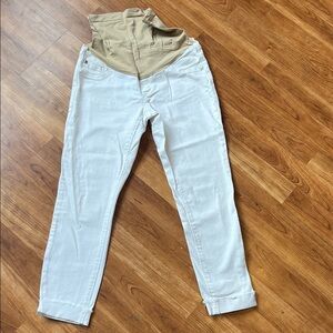Seven7 Stylish White maternity jeans